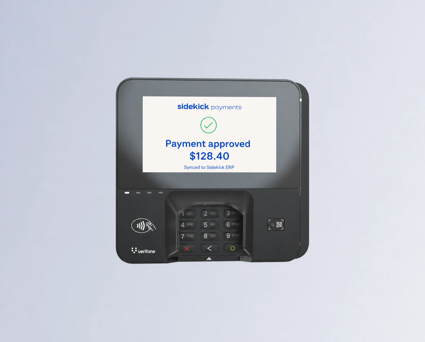 M425 Countertop Terminal payment terminal with Sidekick checkout screen